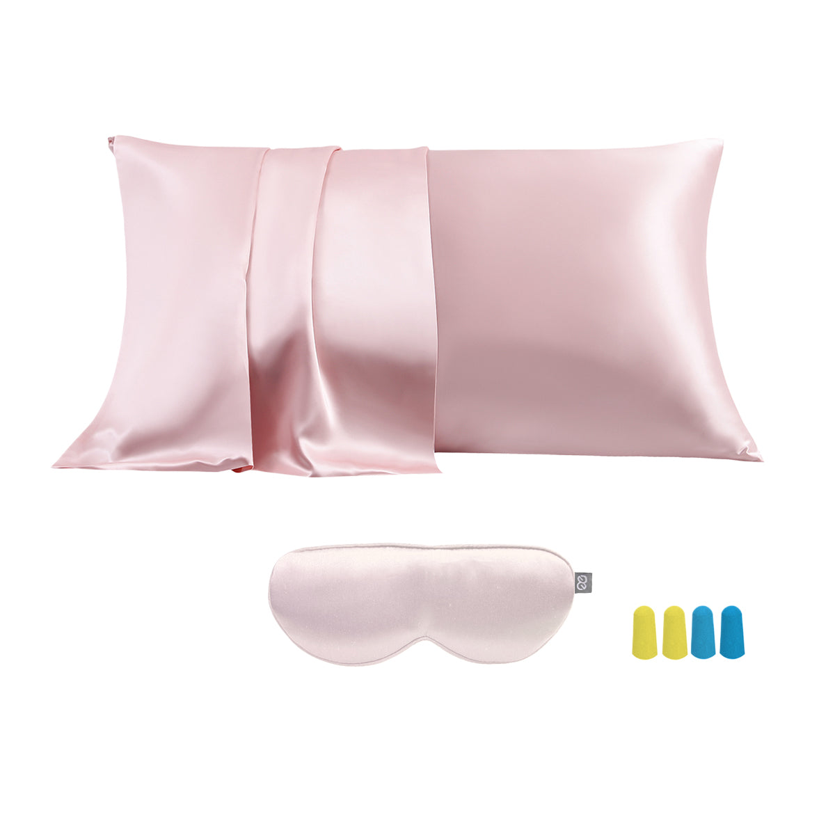 23mm 6A+Zipper Silk Pillowcase With Eye Mask - promeedsilk