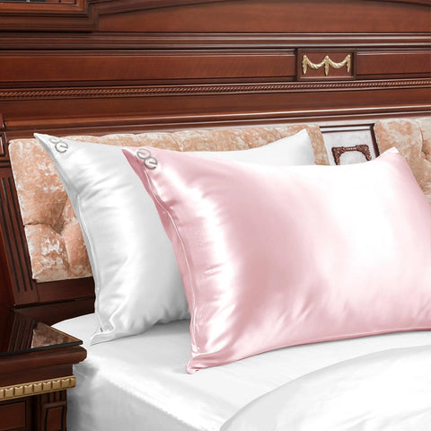 22mm 6A Silk Pillowcases With Zipper (2 Pack) - promeedsilk