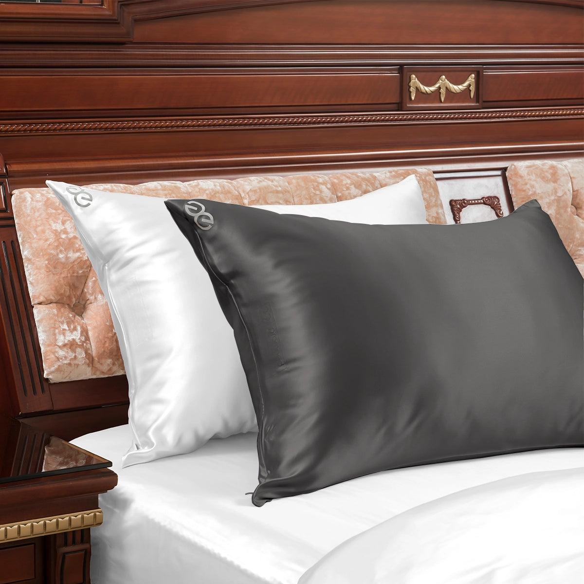 22mm 6A Silk Pillowcases With Zipper (2 Pack) - promeedsilk