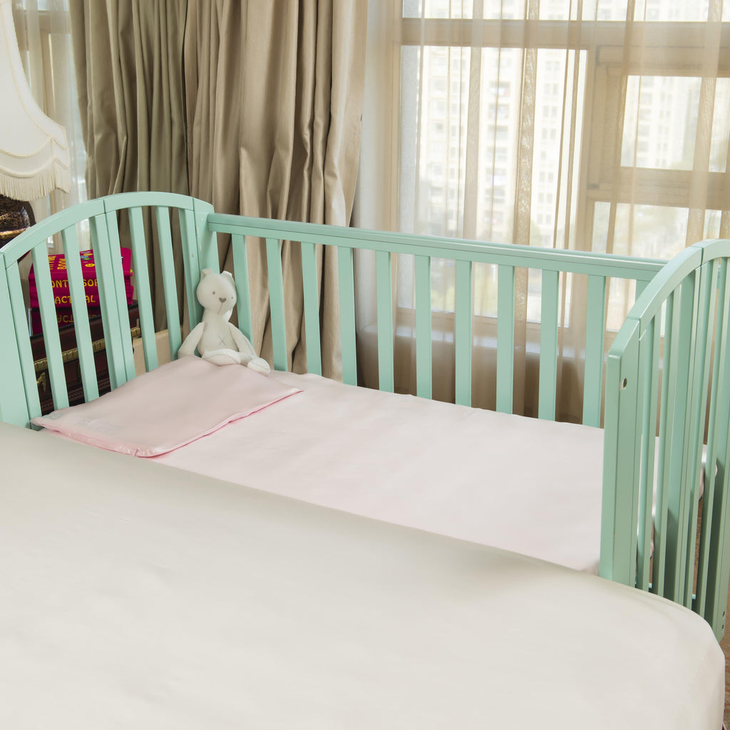 22mm 6A Silk Fitted Sheet Set 2pcs Crib | Toddler - promeedsilk