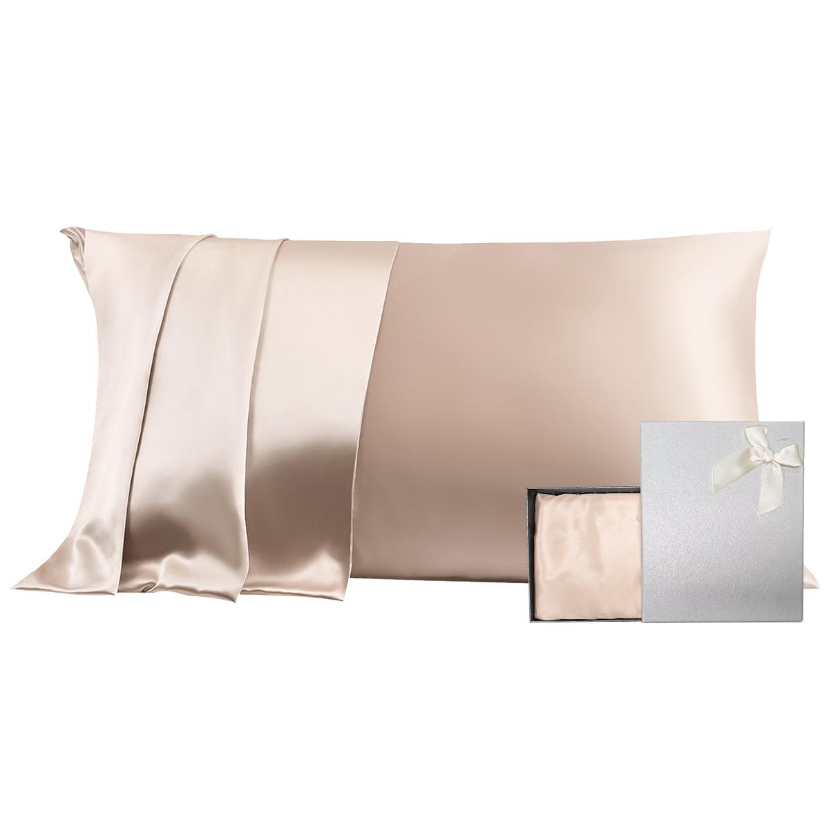 30mm 6A+ Silk Pillowcase With Zipper With Gift Box - promeedsilk