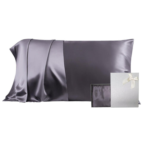 30mm 6A+ Silk Pillowcase With Zipper With Gift Box - promeedsilk