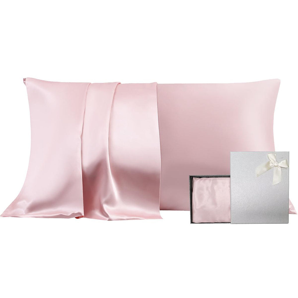 30mm 6A+ Silk Pillowcase With Zipper With Gift Box - promeedsilk