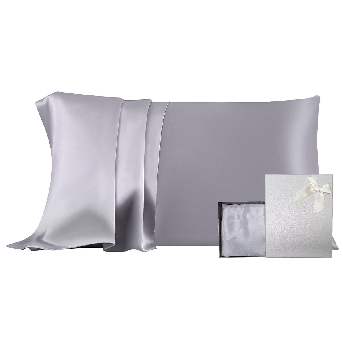 30mm 6A+ Silk Pillowcase With Zipper With Gift Box - promeedsilk