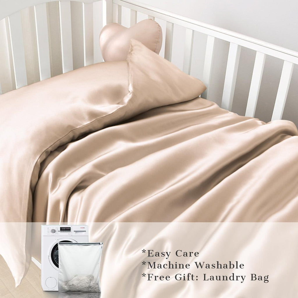 23mm 6A+ Silk Duvet Cover Crib | Toddler With Laundry Bag - promeedsilk