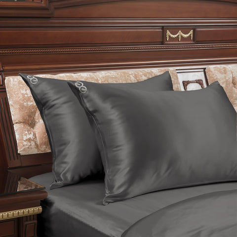 22mm 6A Silk Pillowcases With Zipper (2 Pack) - promeedsilk