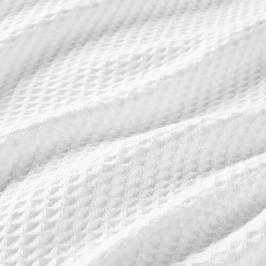 White Cotton Blanket - 90"W x 90"L