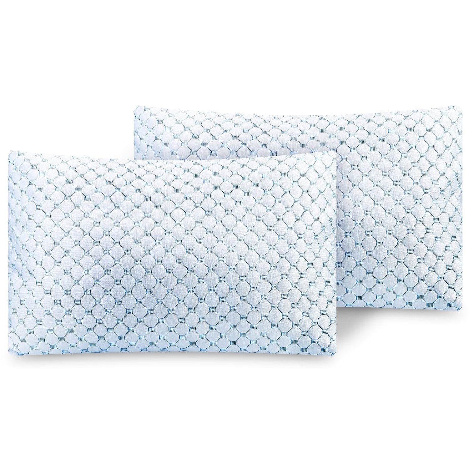 Cooling Ventilated Soft Memory Foam Pillow - 2Pcs - promeedsilk