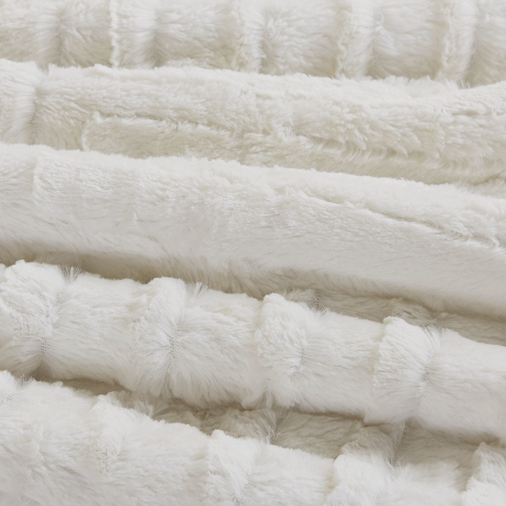 Fur Down Alternative Comforter Mini Set - 63"Wx86"L