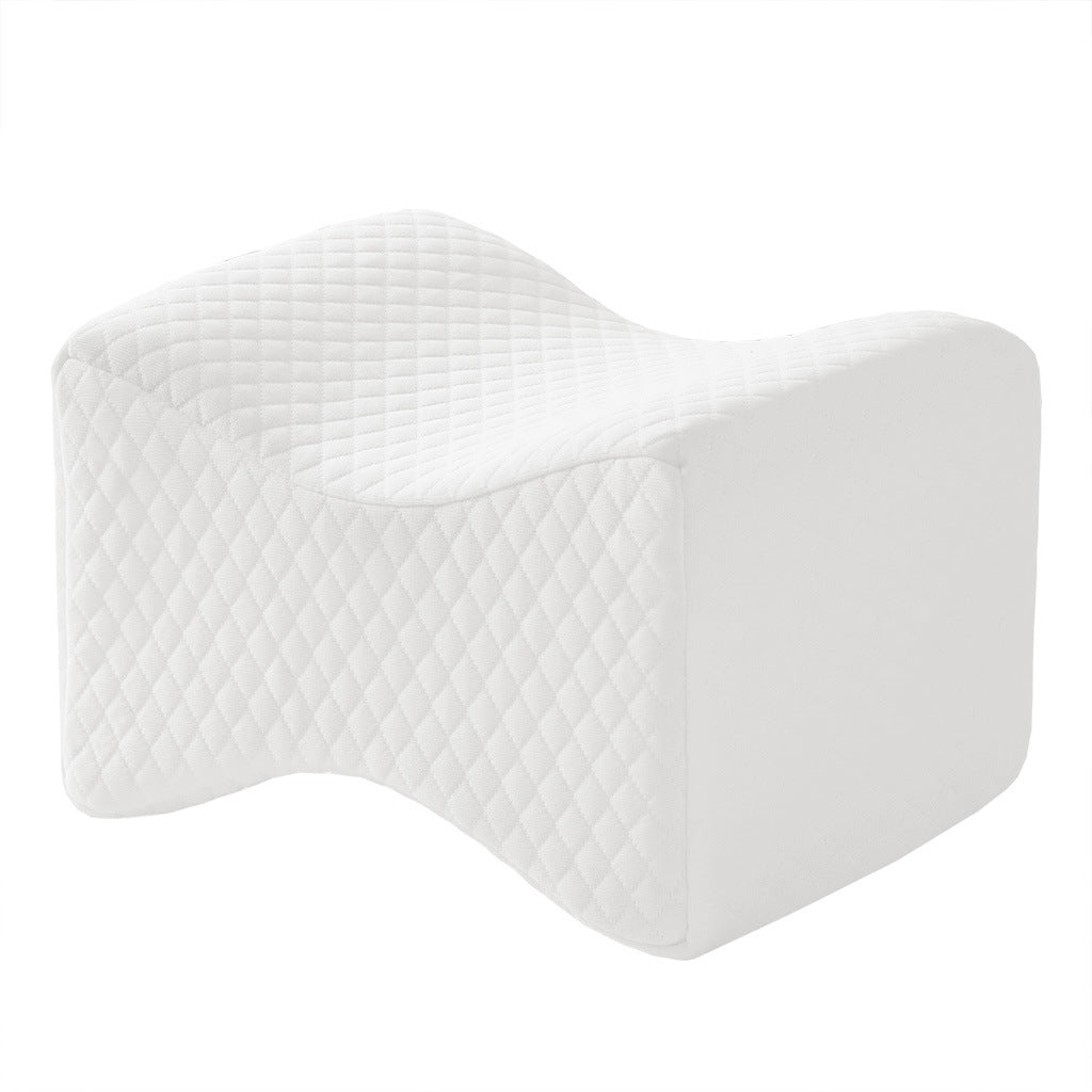 White Knee Memory Foam Pillow