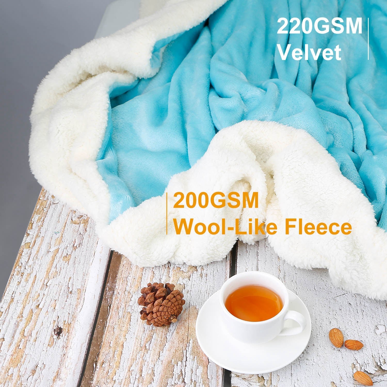 Soft Flannel Warm Blanket - Queen