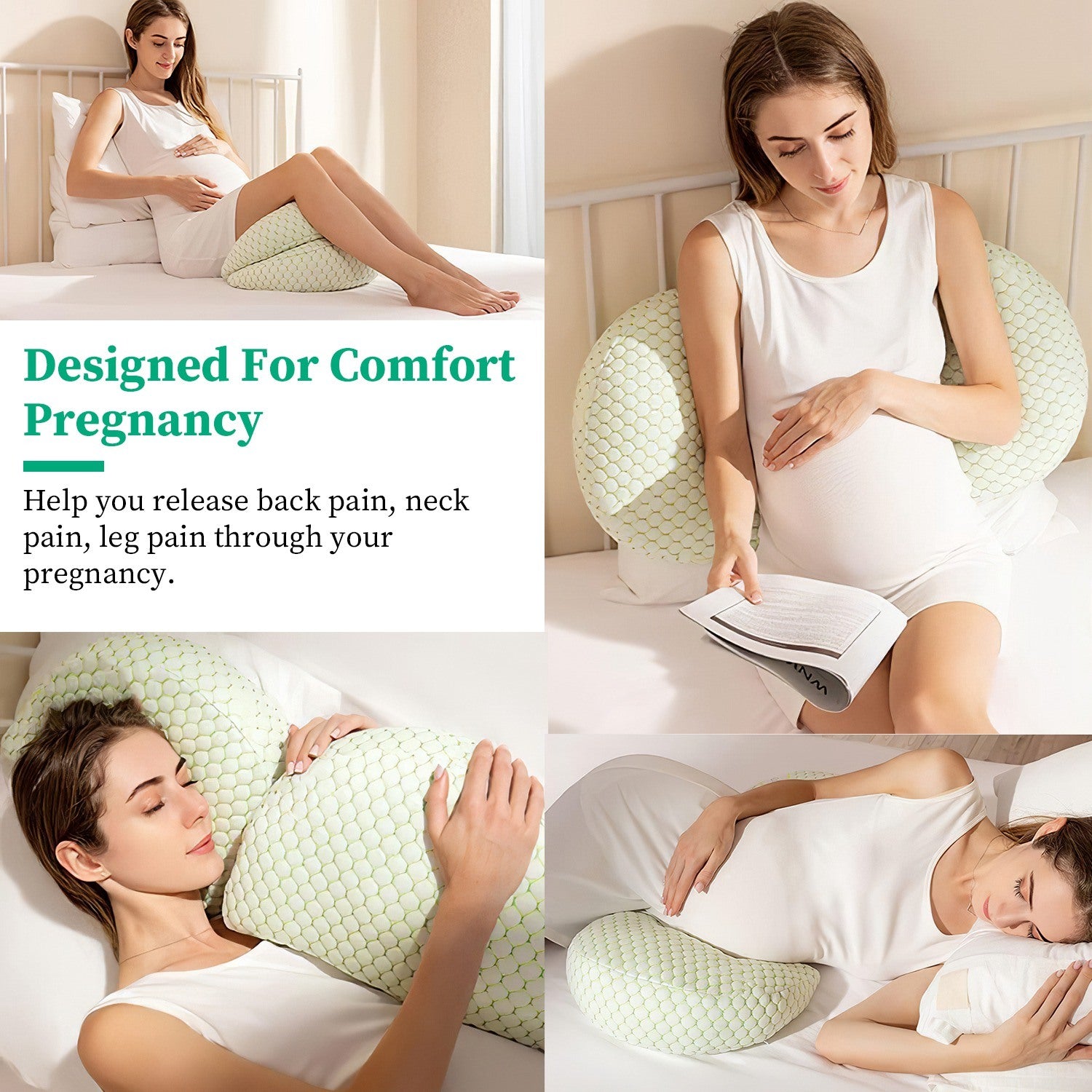 Pregnancy Adjustable Support Maternity Pillow - promeedsilk