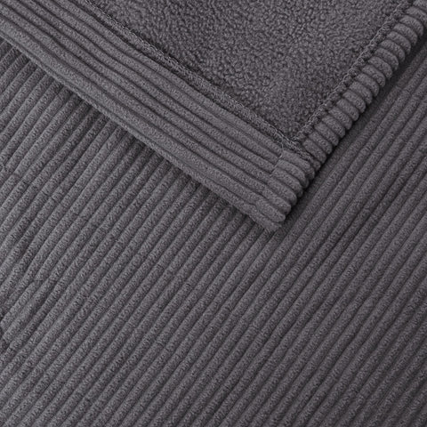 Grey Heated Blanket 80