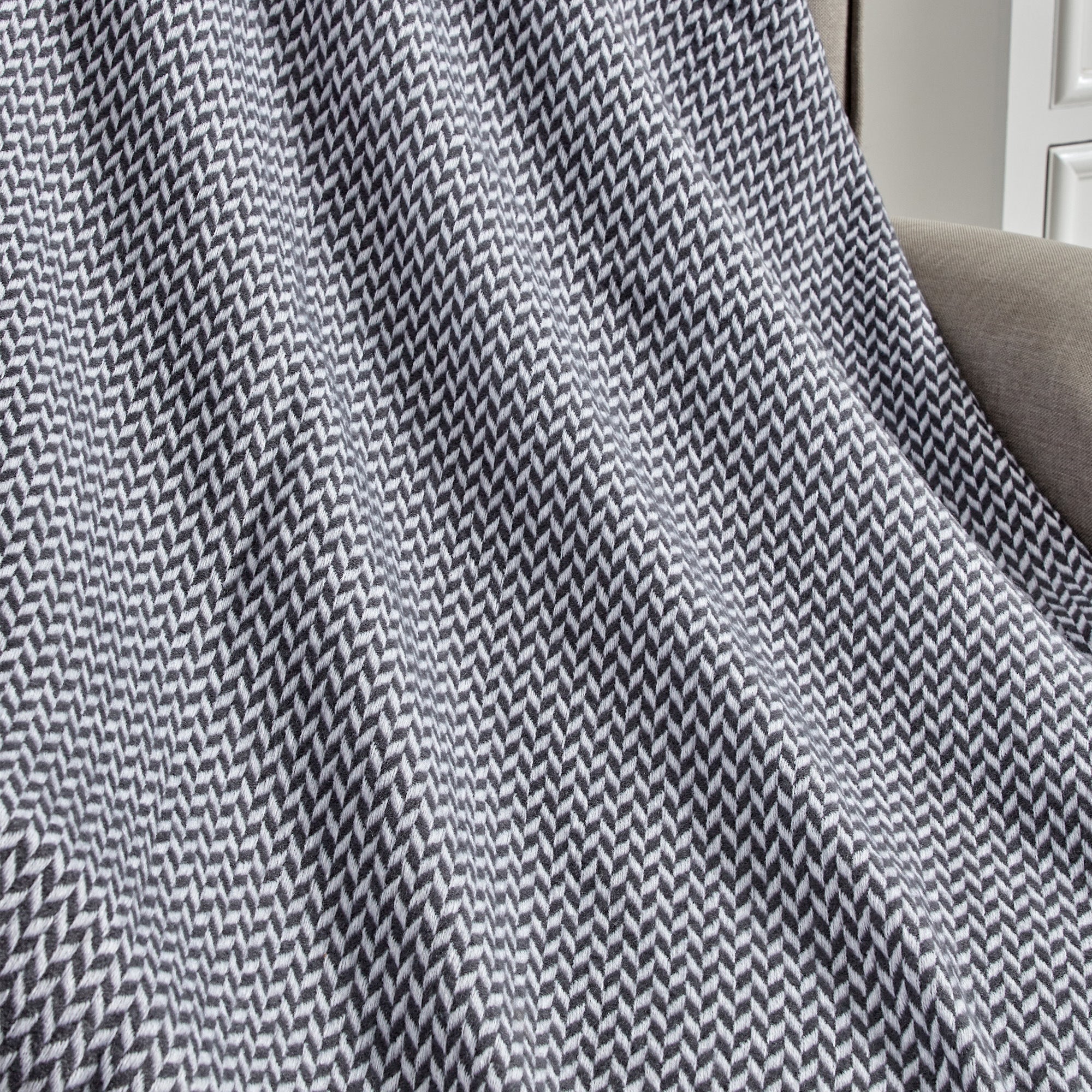 Light Grey Sofa Throw - 50"W x 60"L