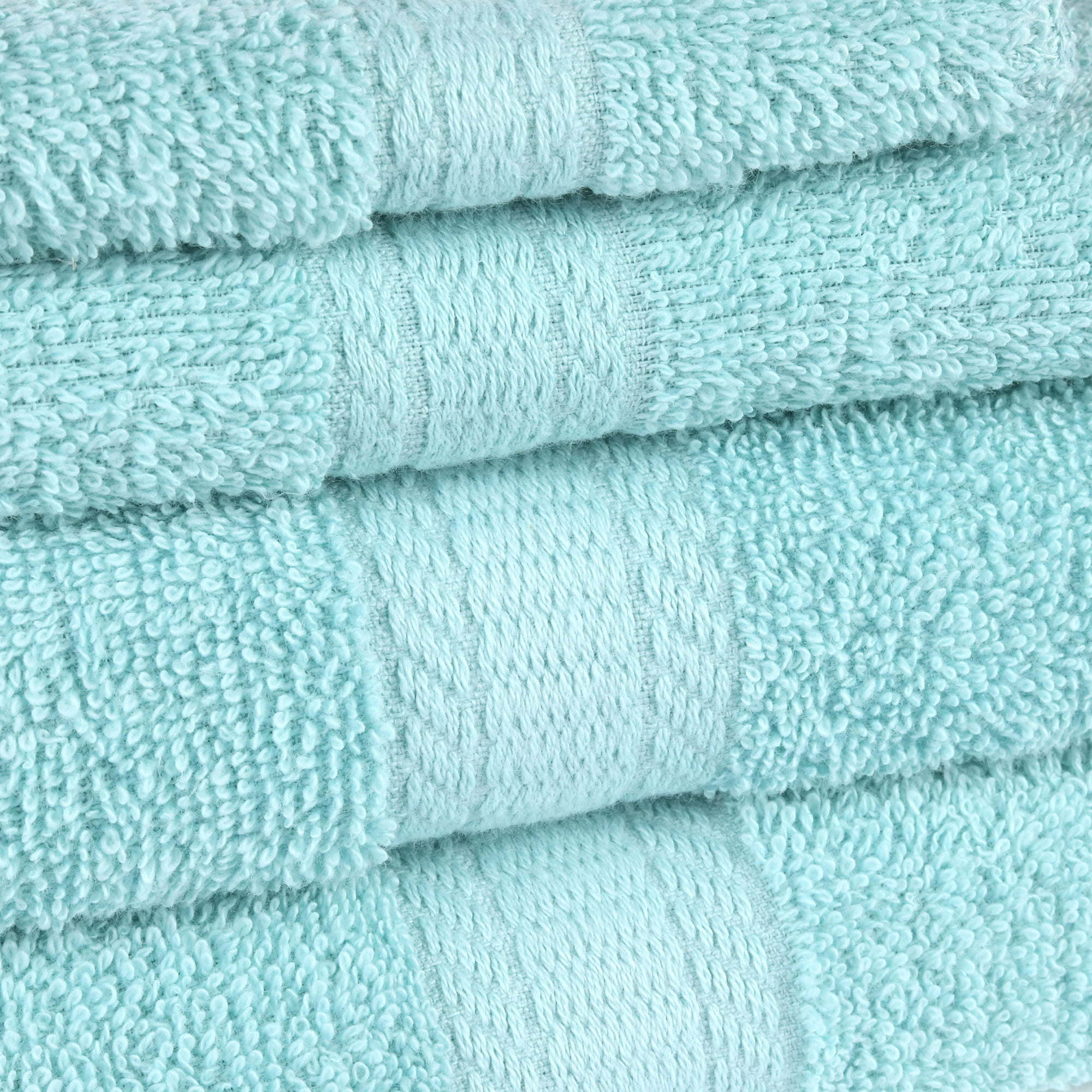 Basic Solid Bath Towel Set - 18 Pcs - promeedsilk