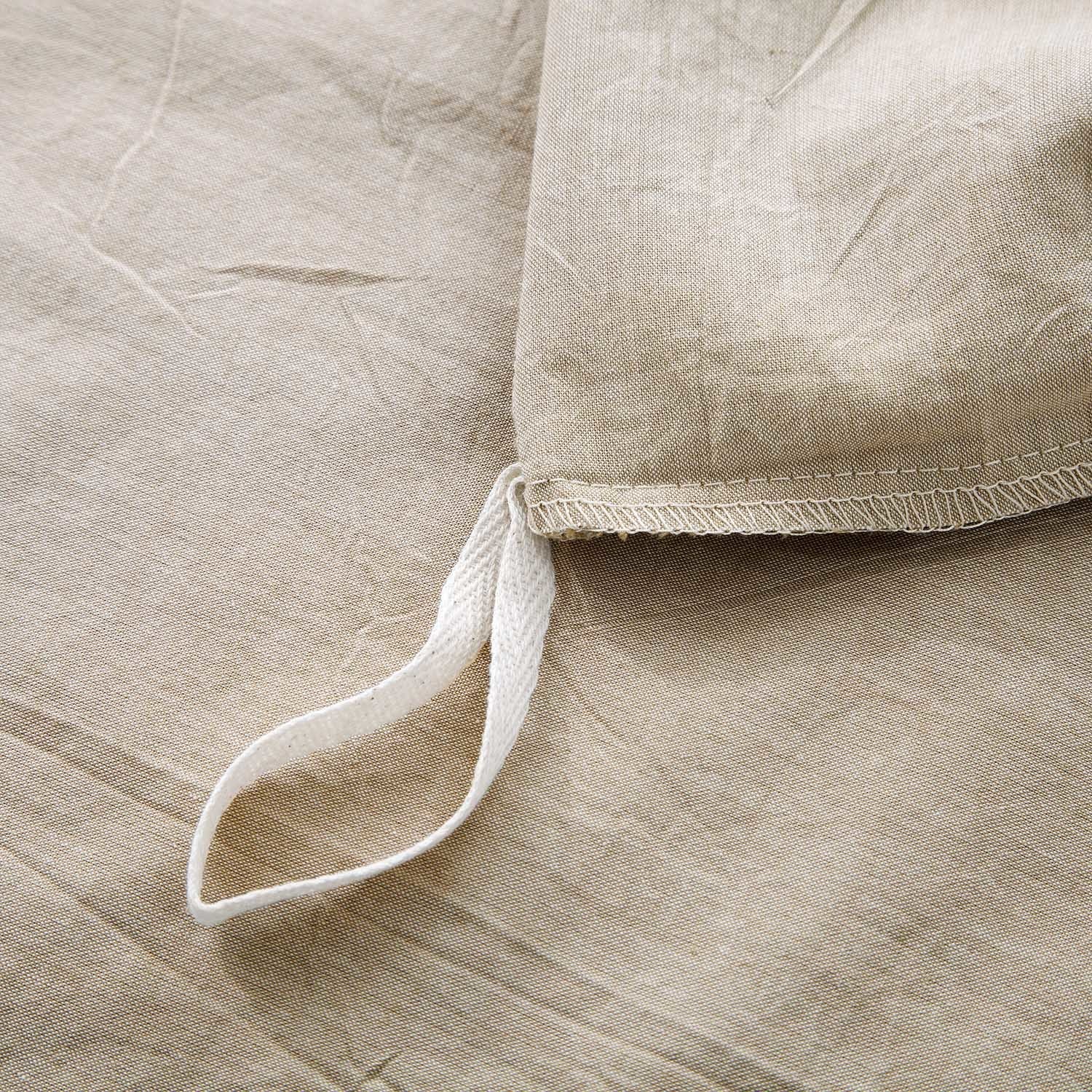 100% Washed Cotton Duvet Cover Set (No Comforter)
