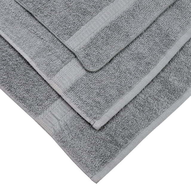 Basic Solid Bath Towel Set - 18 Pcs - promeedsilk