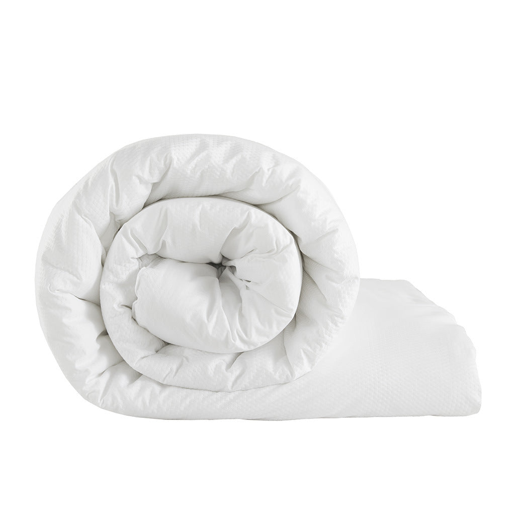 White Oversized Down Alternative Comforter - 104"W x 94"L - promeedsilk